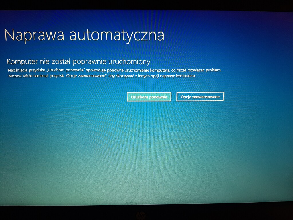 Problem z uruchomieniem komputera po Check Disku Problemy z