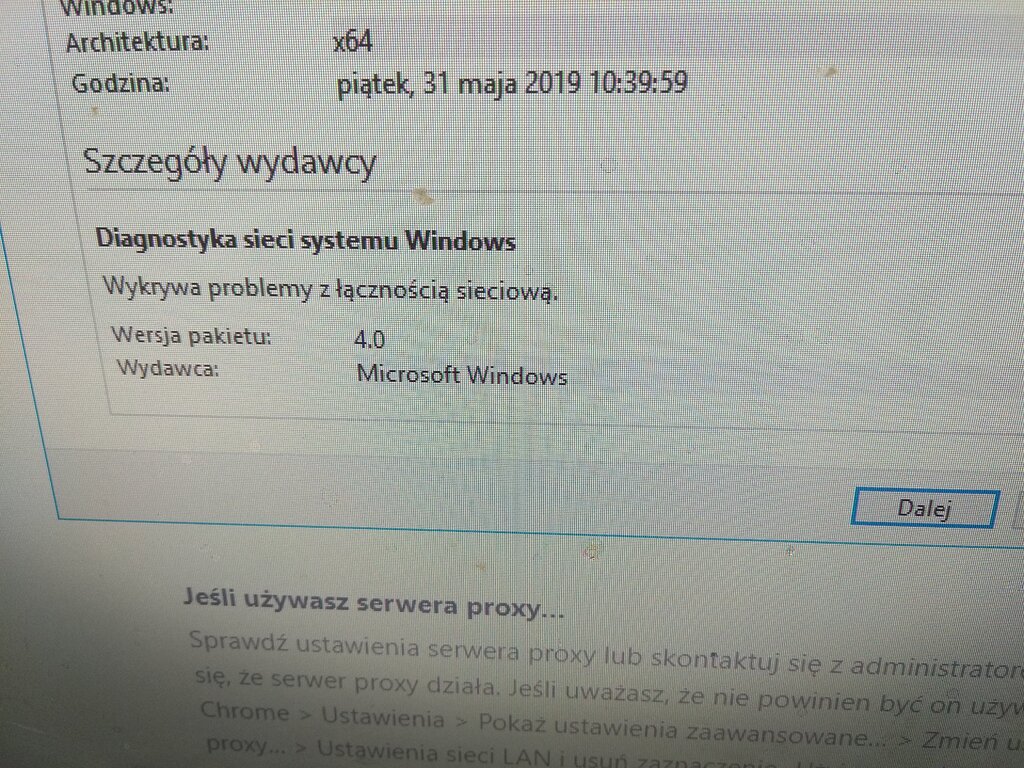 Zdalne urządzenie lub zasób nie akceptuje połączenia - Sieci