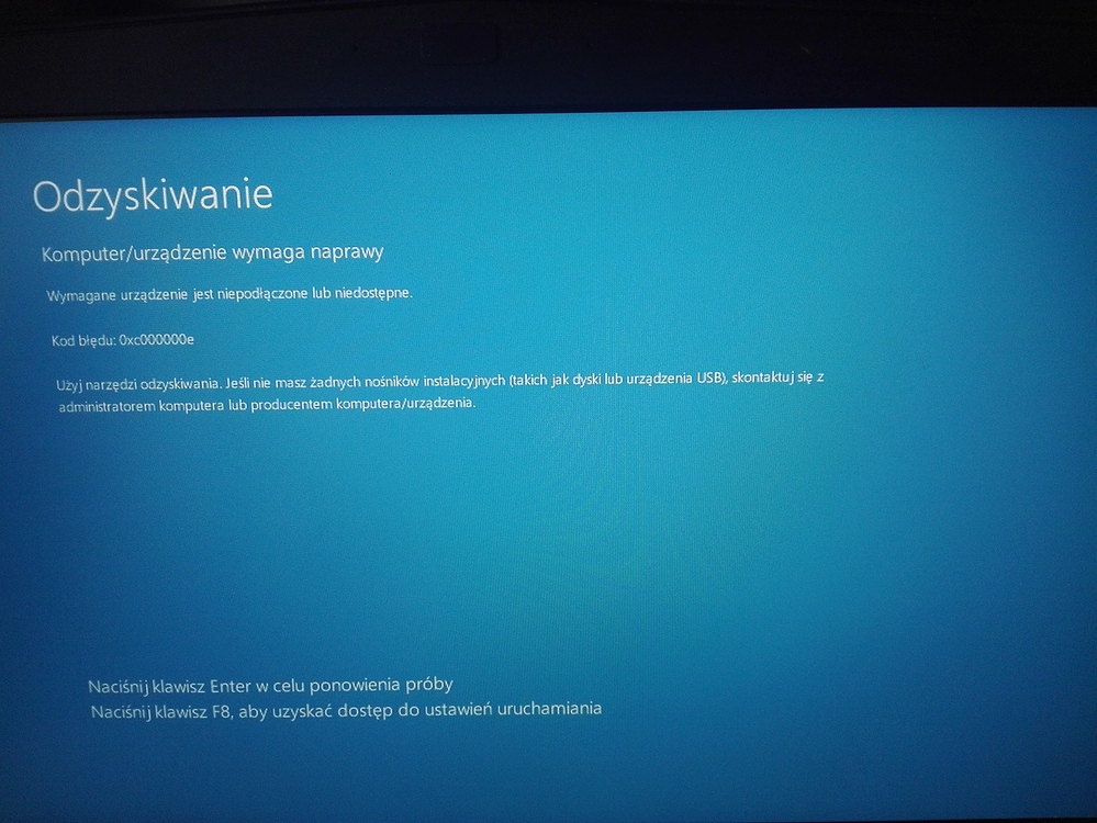 Синий экран recovery на windows. На ноутбуке вылезло recovery. Ошибка 0xc0000034. Recovery синий экран на ноутбуке. Recovery 0xc000000f windows 10.