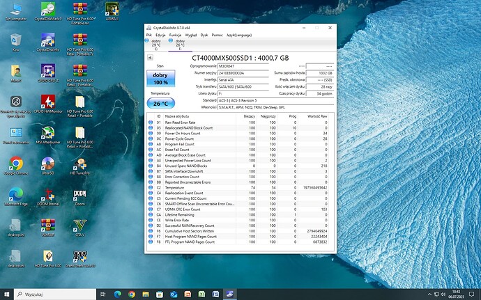 crucial mx500 4tb smart crystaldiskinfo sata 6gb