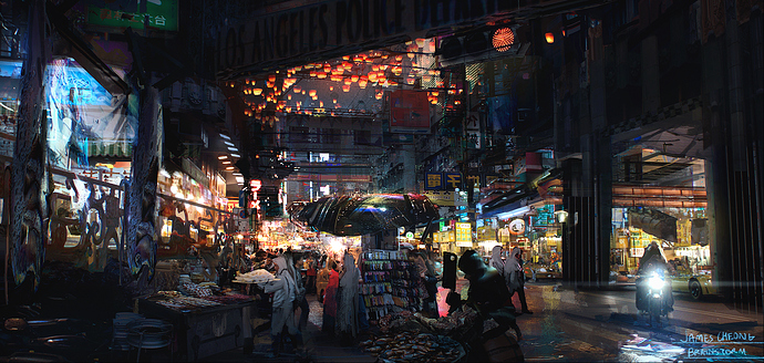 cyberpunk-market