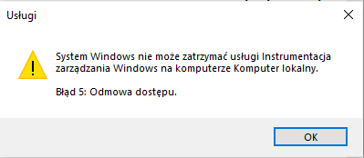 odmowa dostępu